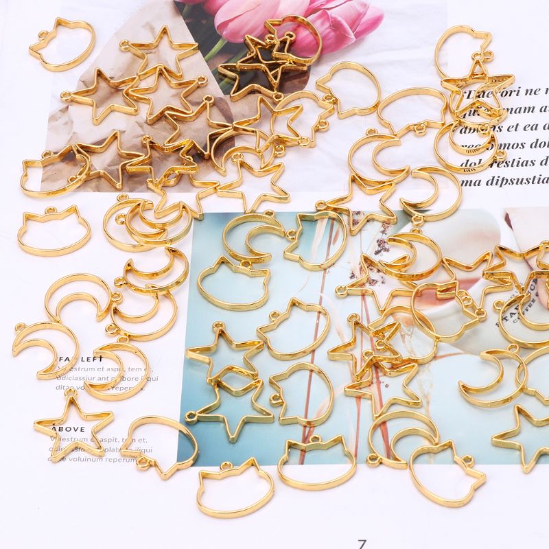 90 Pieces Mini Geometric Frame - Bezels Set Pendant recensie en prijs