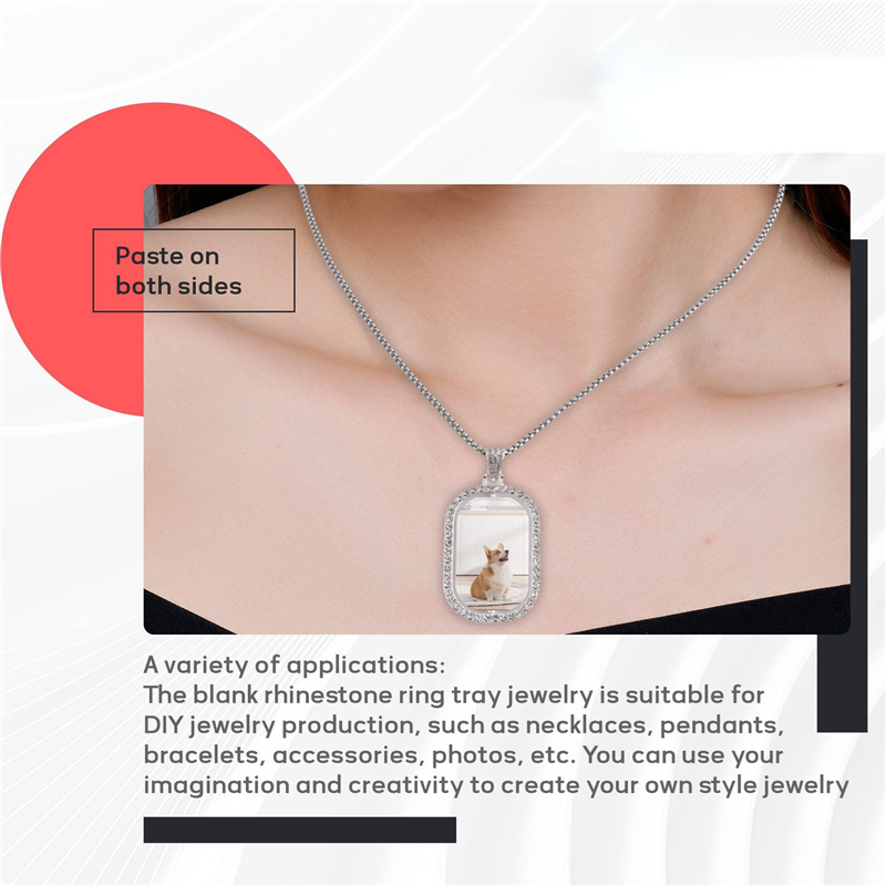 WORTHOWN-48Pcs Sublimation Rhi - Bezels Set Pendant recensie en prijs