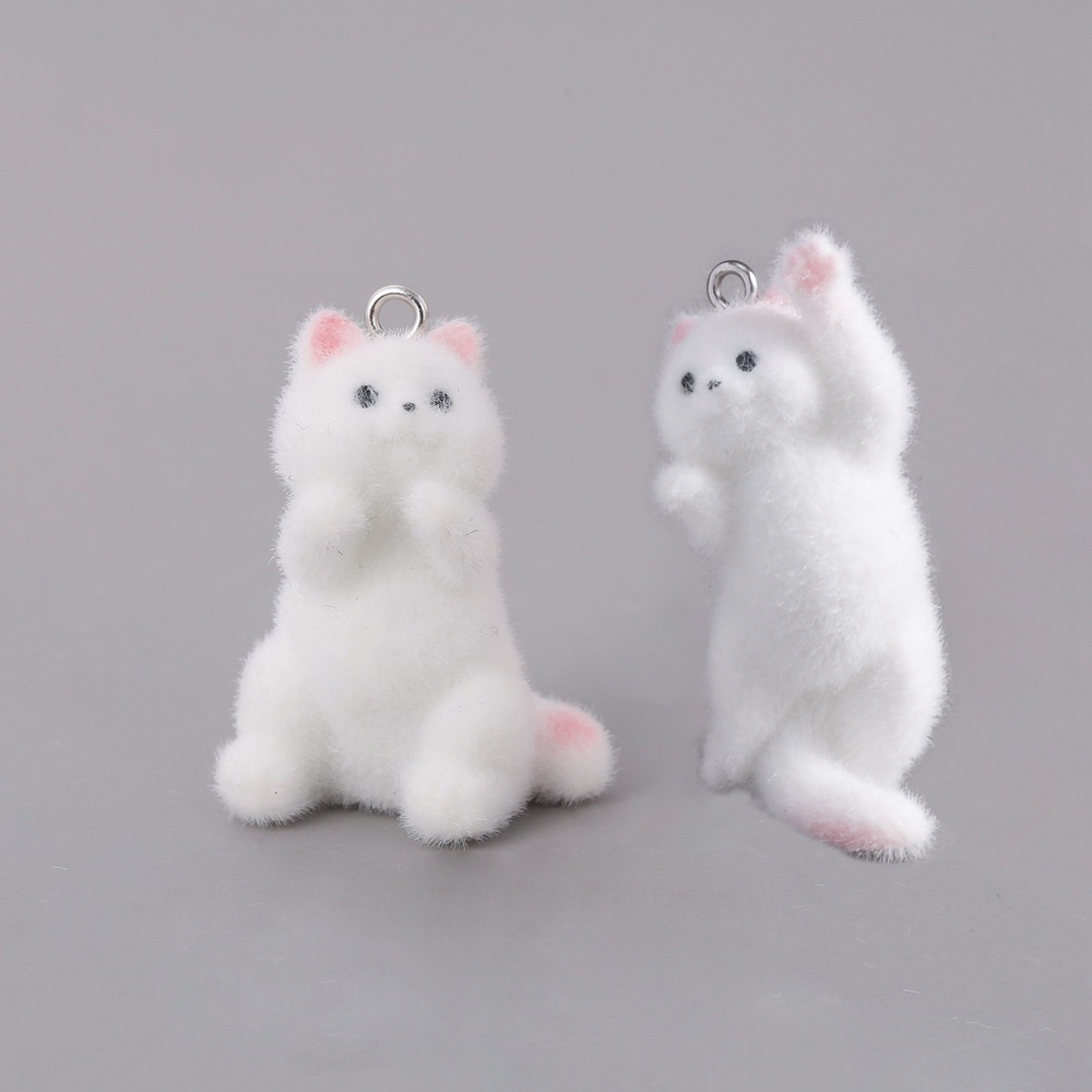 2pcs Flocking Little Cat Resin - Resin Craft Projects recensie en prijs