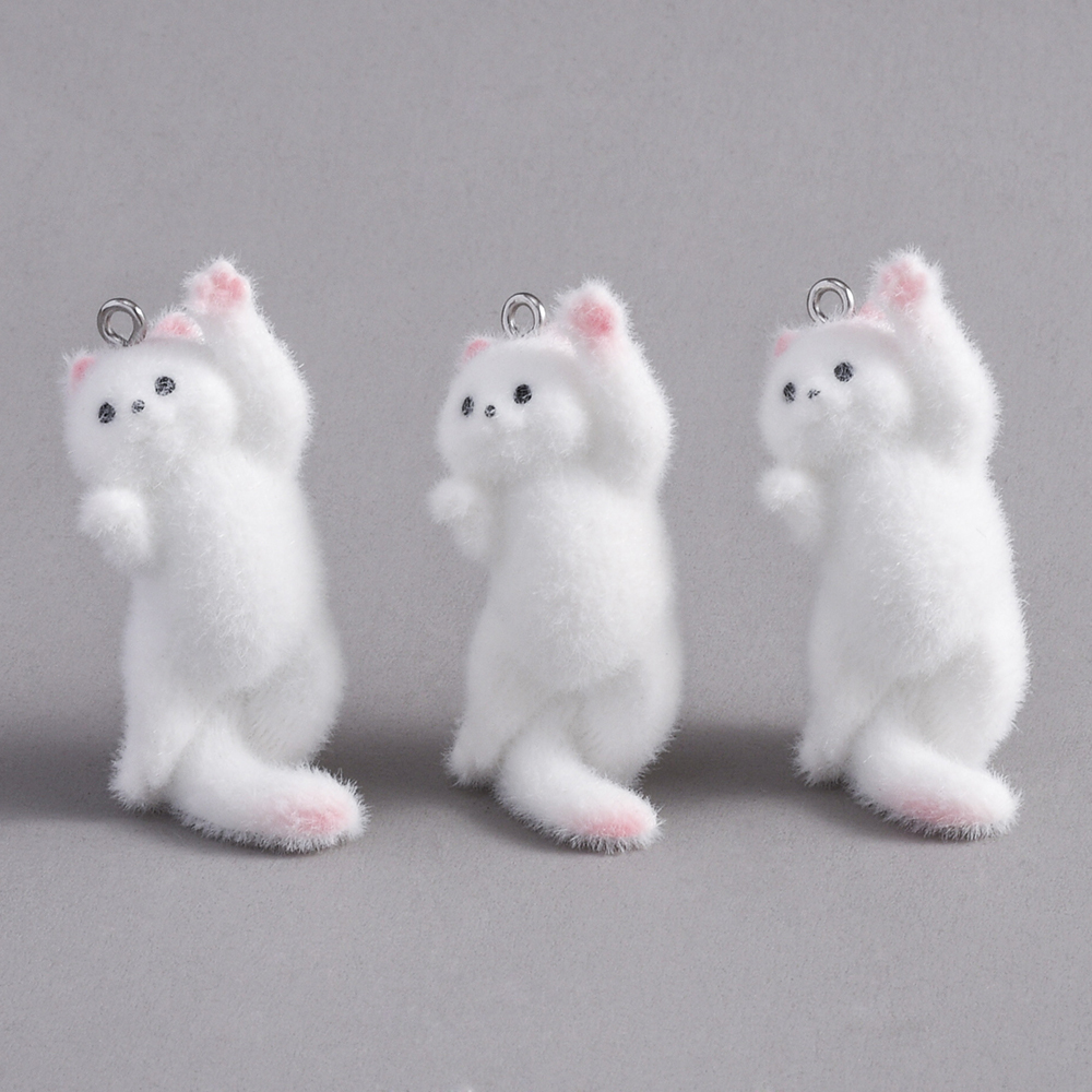 2pcs Flocking Little Cat Resin - Resin Craft Projects recensie en prijs