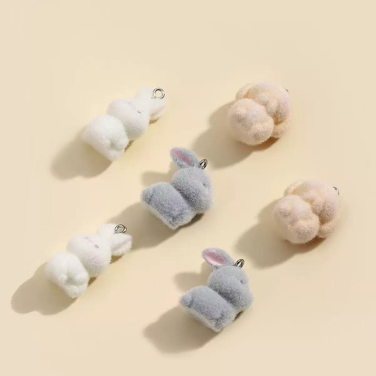 10pcs Flocking Little Rabbit R - Resin Craft Projects recensie en prijs