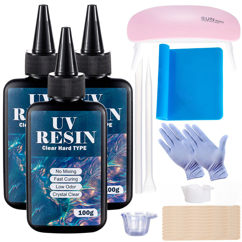 100g/250g Clear UV Resin Hard  - Epoxy Uv Resin Kit recensie en prijs