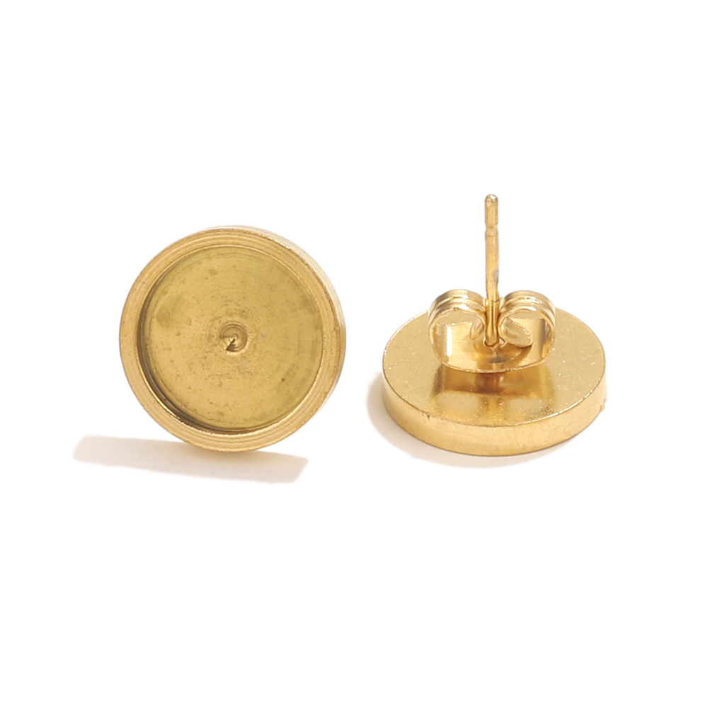 10pcs Stainless Steel Gold Ear - Resin Craft Projects recensie en prijs