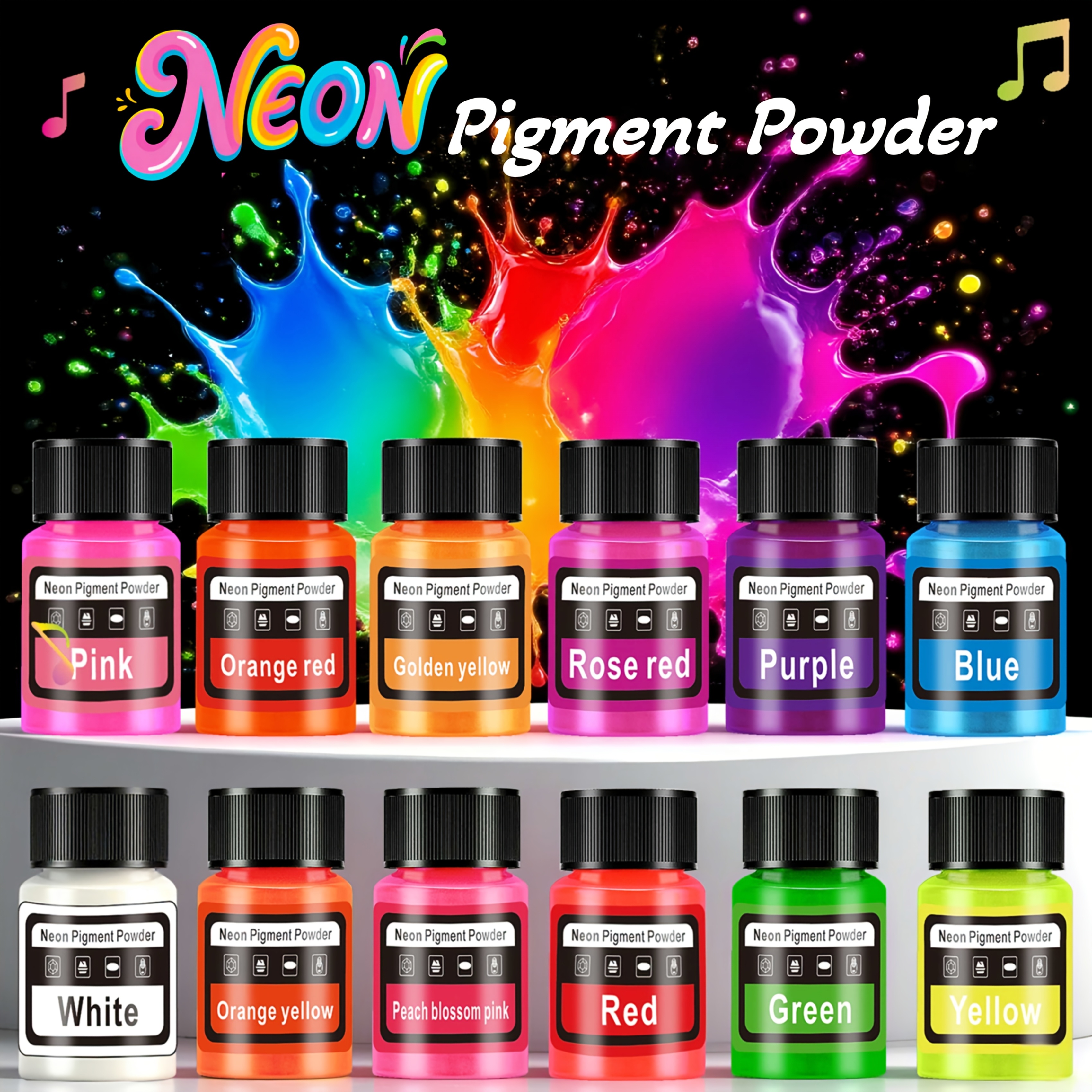 Fluorescent Powder/Neon Resin  - Resin Pigment Set recensie en prijs